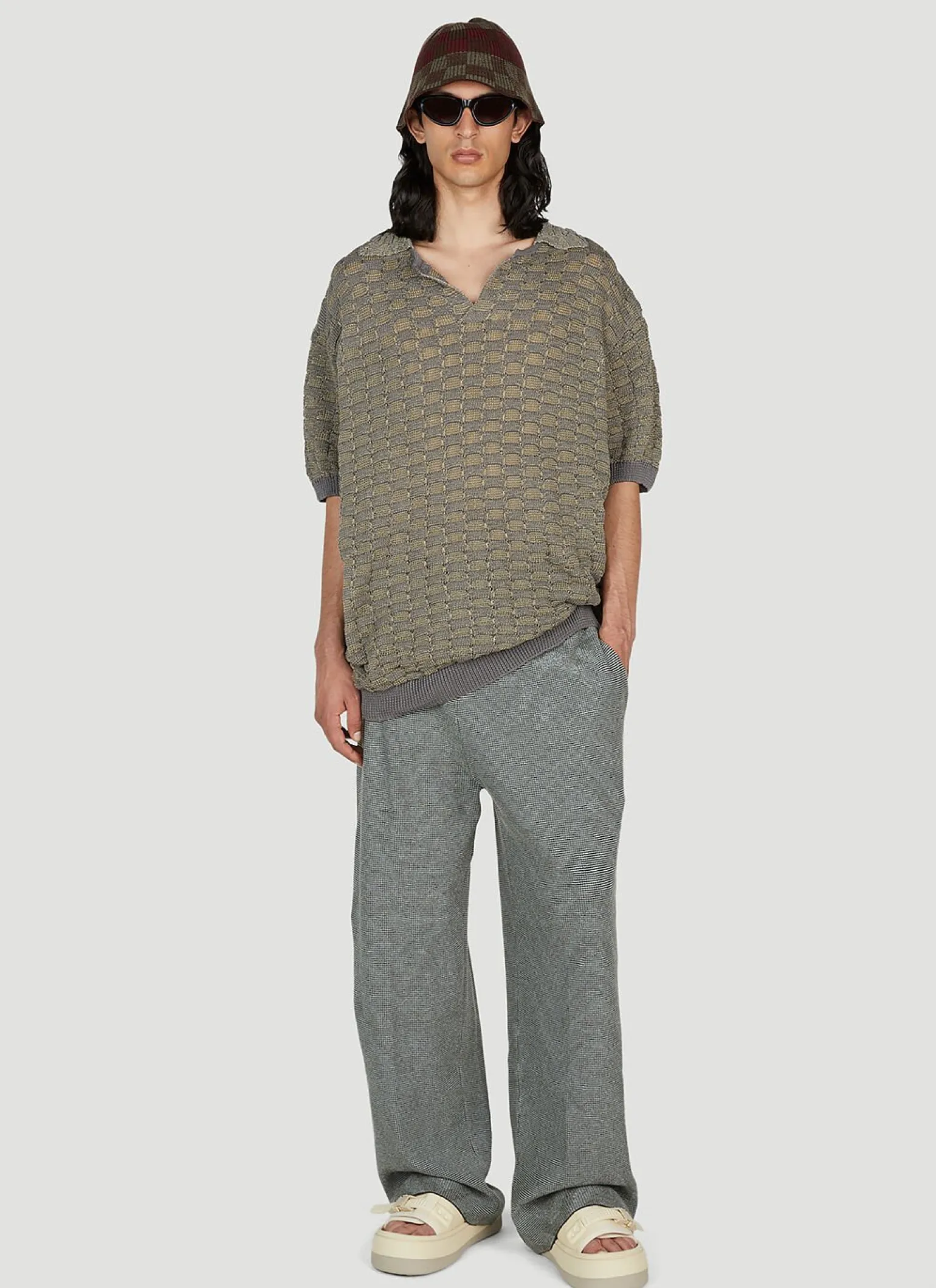 Sphere Knit Polo Shirt
