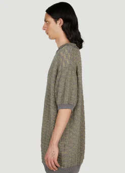 Sphere Knit Polo Shirt