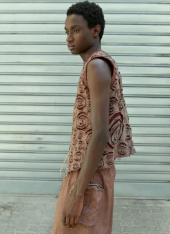 Spiral Applique Vest