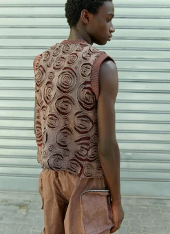 Spiral Applique Vest