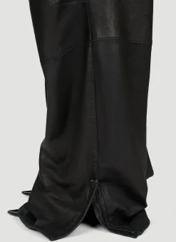 Sport Logo Leather Track Pants
