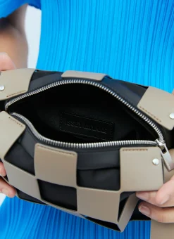 Square Cut-Out Shoulder Bag