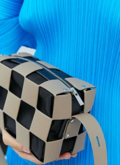 Square Cut-Out Shoulder Bag