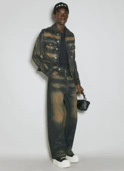 Stained Denim Jeans