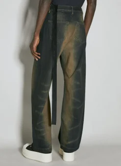 Stained Denim Jeans