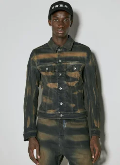 Stained Denim Trucket Jacket