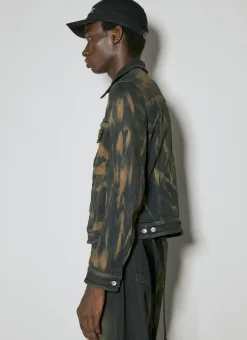 Stained Denim Trucket Jacket