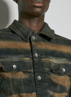 Stained Denim Trucket Jacket