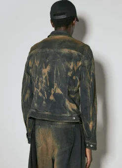 Stained Denim Trucket Jacket