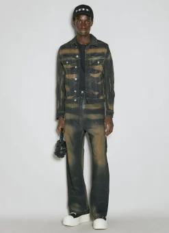 Stained Denim Trucket Jacket