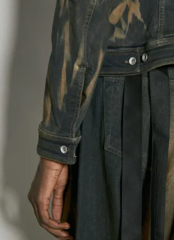 Stained Denim Trucket Jacket
