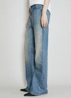 Stained Flared Jeans