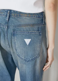 Stained Flared Jeans