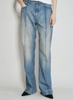Stained Flared Jeans