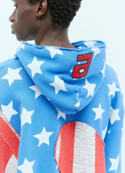 Stars And Stripe Swirls Hooded Sweatshirt