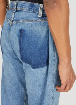 Stonewash Wide Leg Jeans