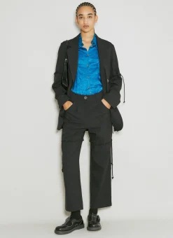 Straight Leg Suit Pants