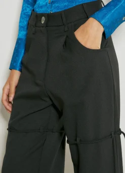 Straight Leg Suit Pants