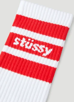 Stripe Crew Socks
