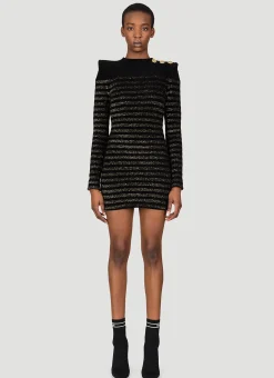 Stripe Jersey Mini Dress