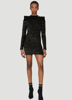 Stripe Jersey Mini Dress