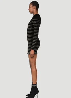 Stripe Jersey Mini Dress