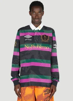 Stripe Print Rugby Shirt