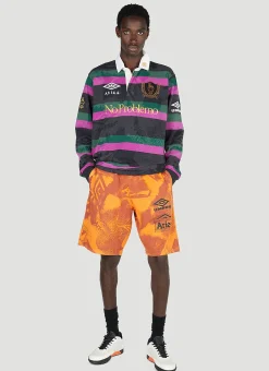 Stripe Print Rugby Shirt