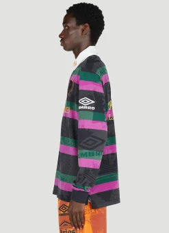 Stripe Print Rugby Shirt