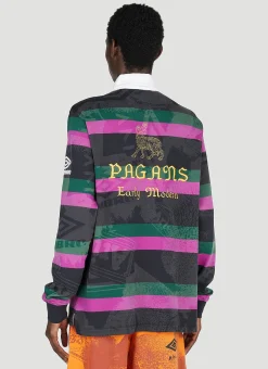 Stripe Print Rugby Shirt