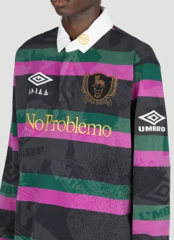 Stripe Print Rugby Shirt