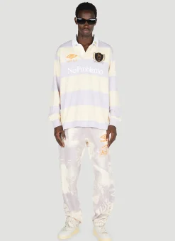 Stripe Print Rugby Shirt