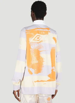 Stripe Print Rugby Shirt