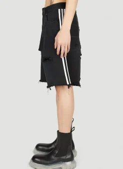 Striped Baggy Shorts