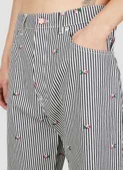 Striped Jeans