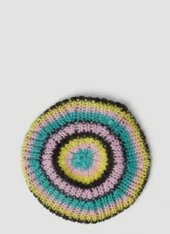Striped Mohair Beret