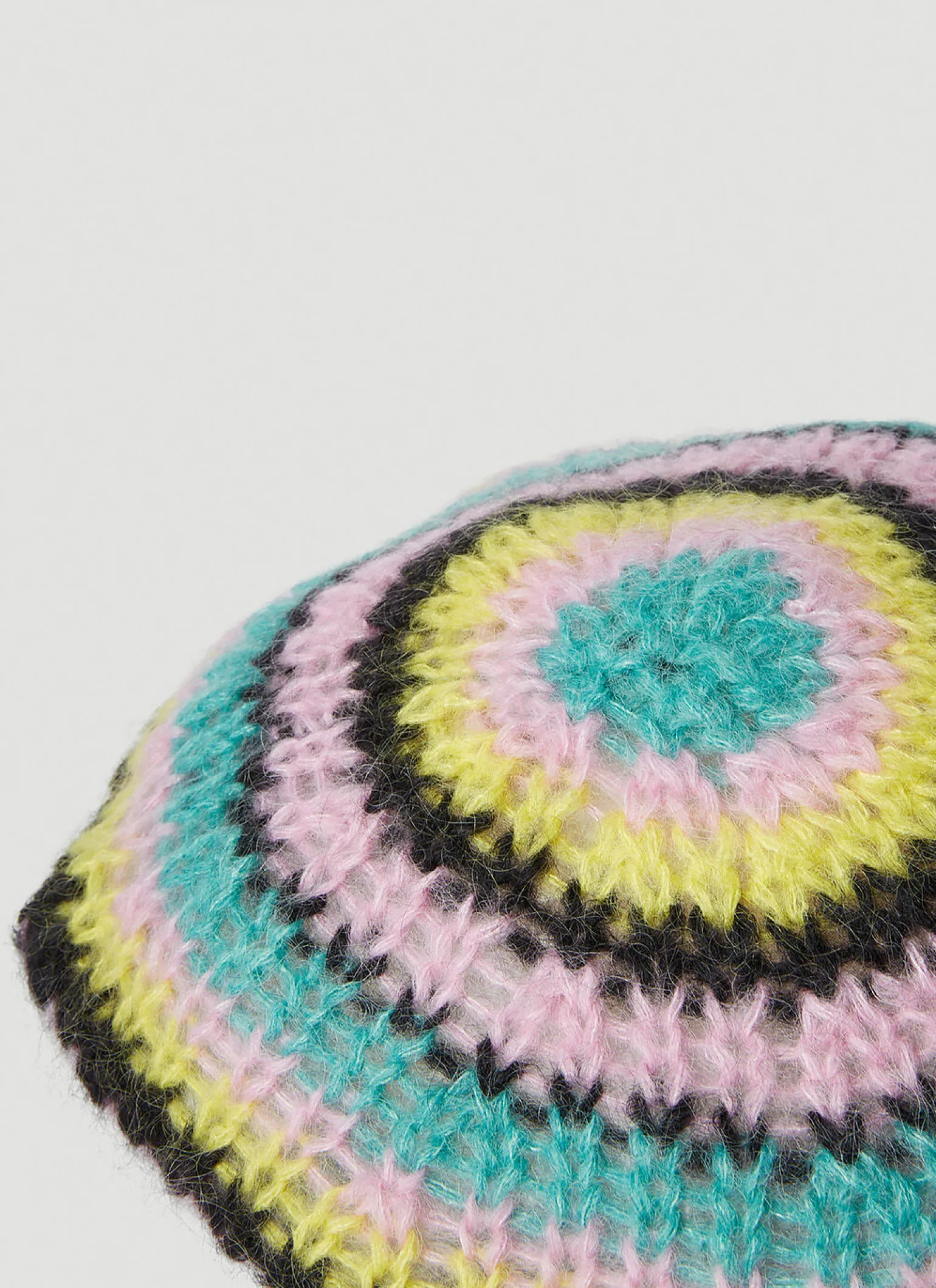 Striped Mohair Beret
