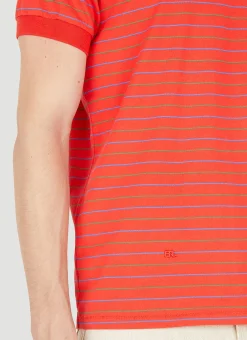 Striped Polo Top