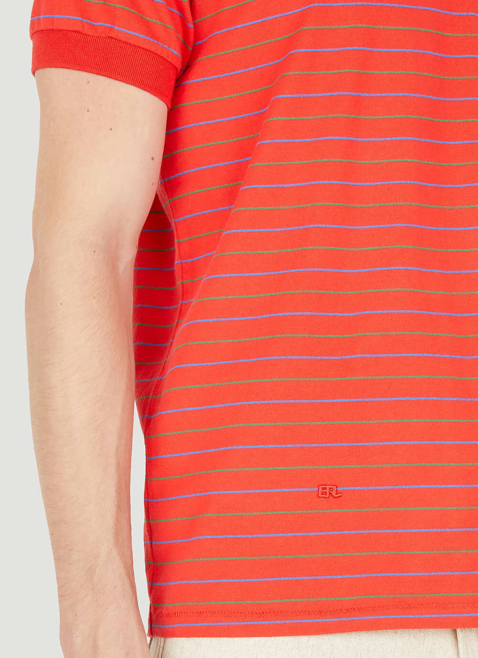 Striped Polo Top