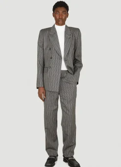 Striped Tailored Blazer