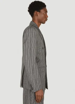 Striped Tailored Blazer