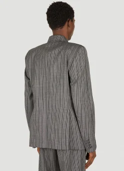 Striped Tailored Blazer