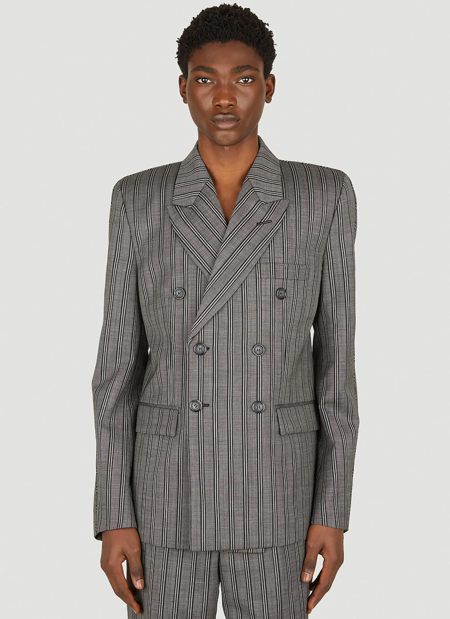 Striped Tailored Blazer