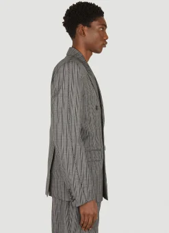 Striped Tailored Blazer
