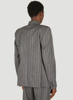 Striped Tailored Blazer