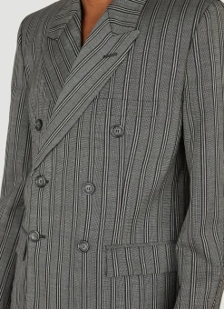 Striped Tailored Blazer