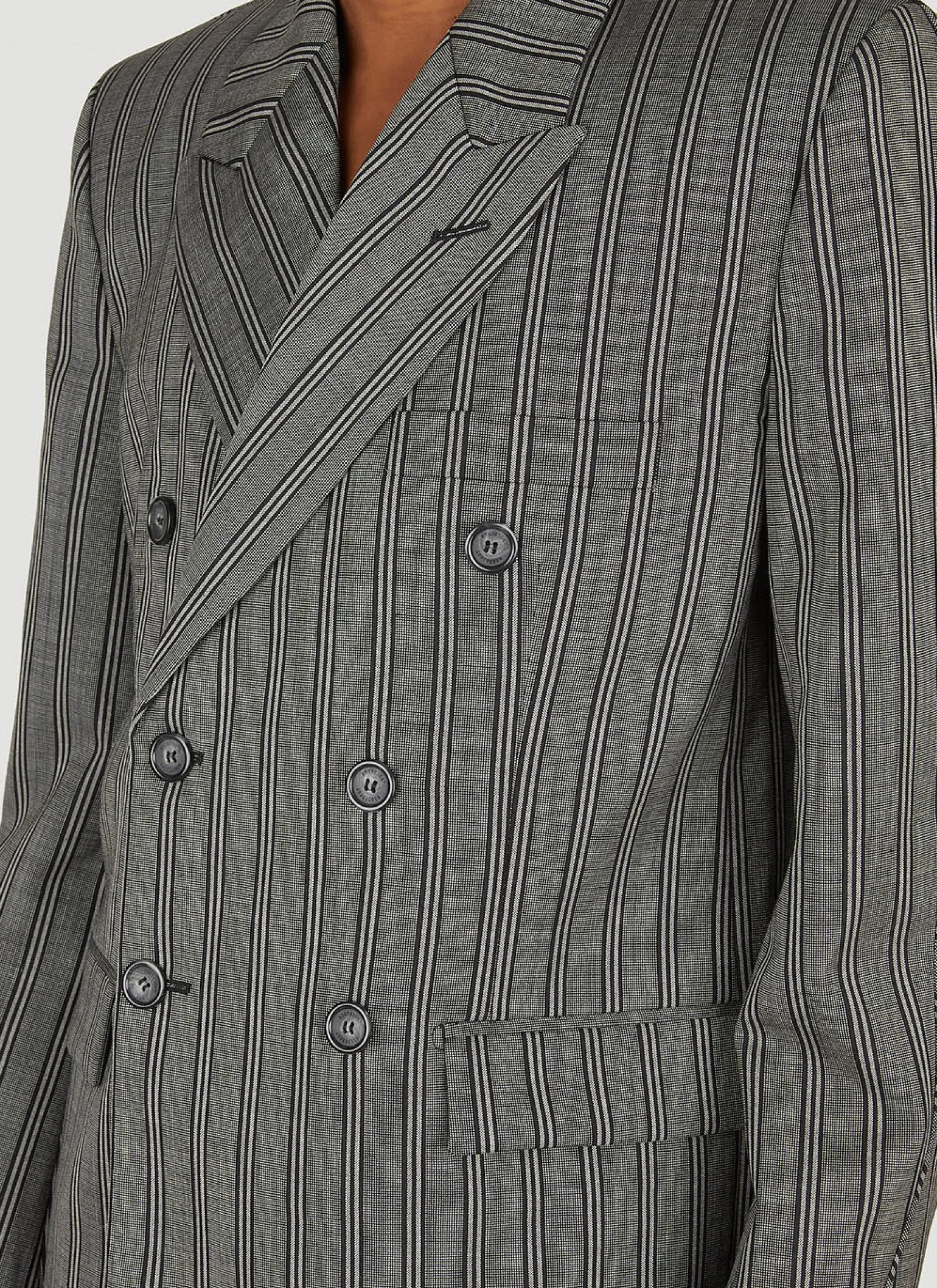 Striped Tailored Blazer