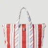 Striped Tool Tote Bag