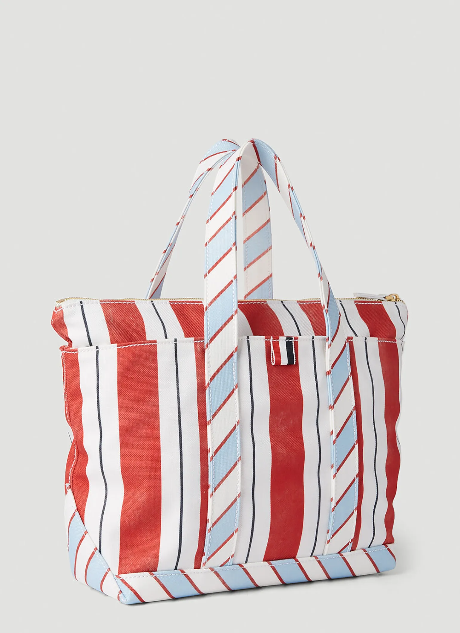 Striped Tool Tote Bag