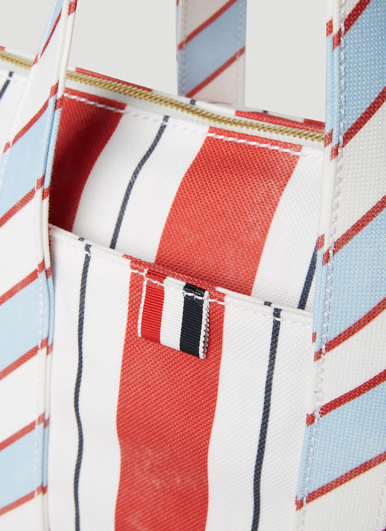 Striped Tool Tote Bag